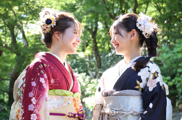 振袖ふたり
