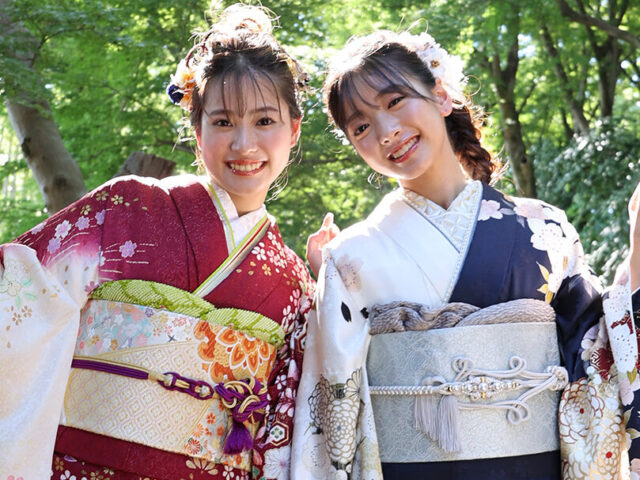 振袖ふたり
