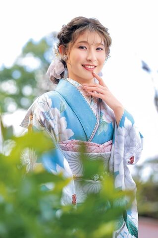 水色振袖