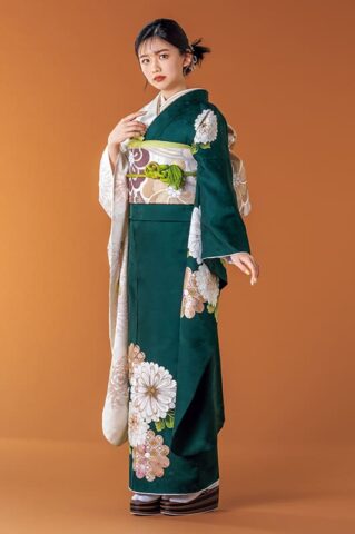 緑振袖