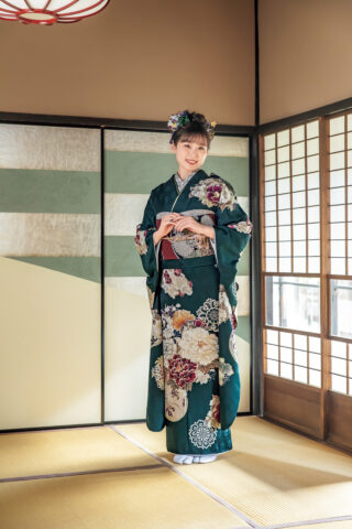 緑振袖